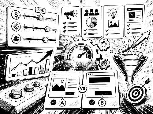 Ottimizzazione di offerte messaggi segmenti creatività e landing